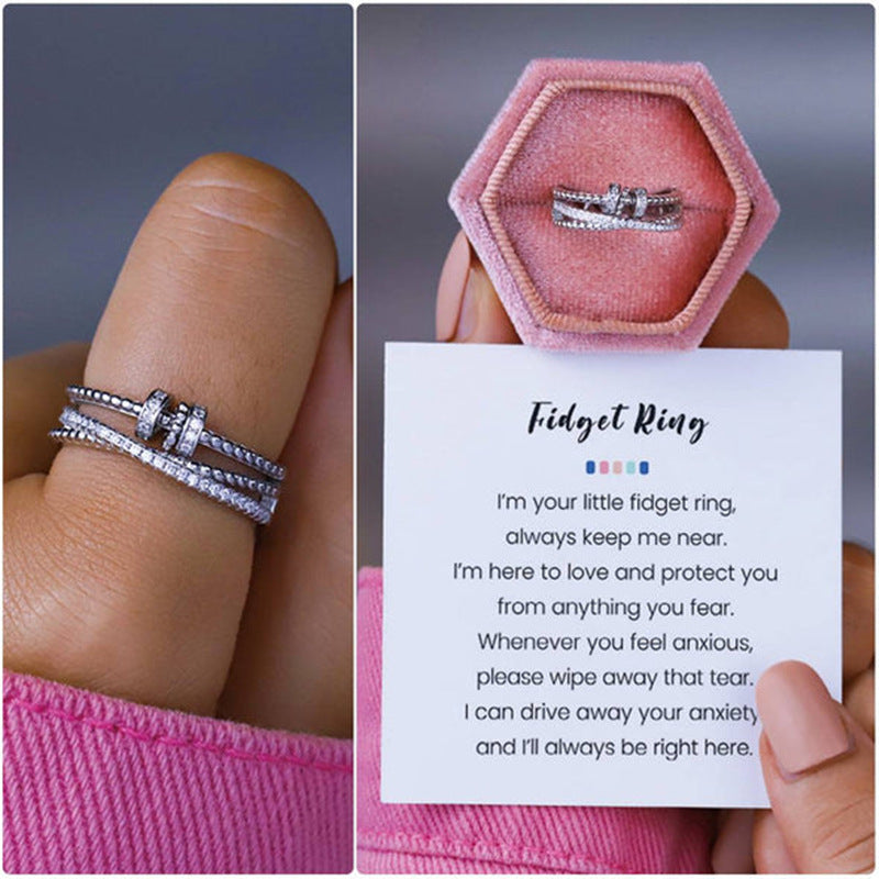 To My Daughter- Fidget Ring