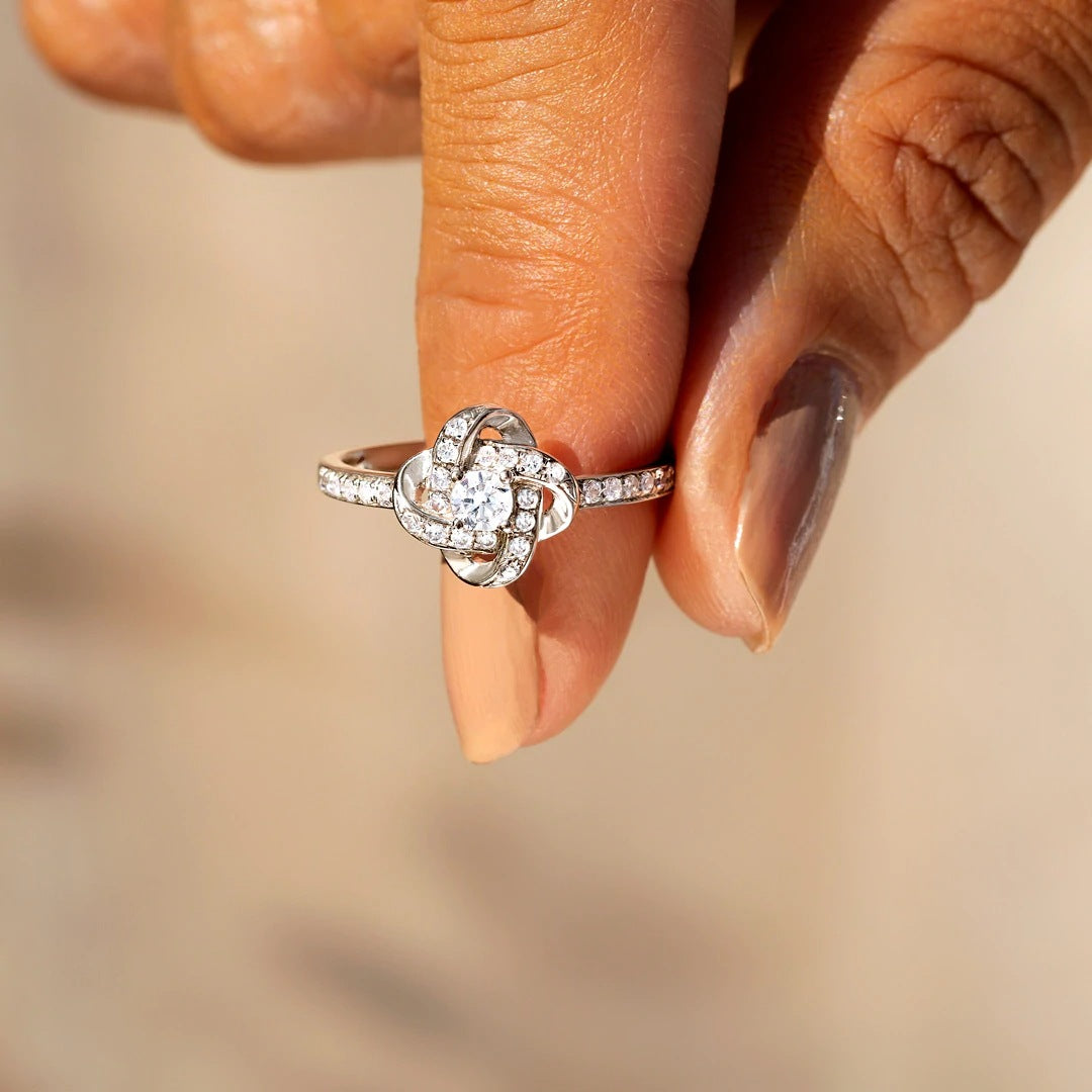 To My Bestie- Love Endless Knot Ring