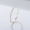 Glamorous Multi-Color Eternity Band Sterling Silver Stackable Ring