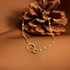 To My Bestie- Interlocking Double Circle Friendship Bracelet