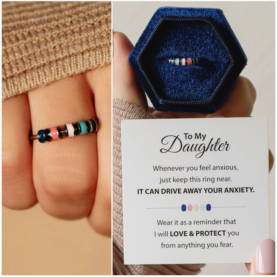 To My Daughter- Beaded Fidget Ring