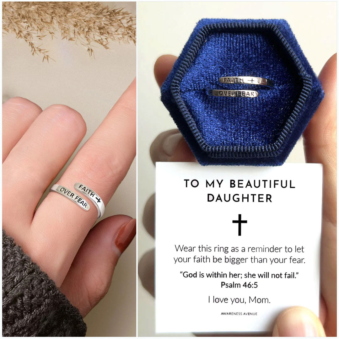 TO MY DAUGHTER HIGHS AND LOWS DOUBLE WAVE RING – Irish Jewellery