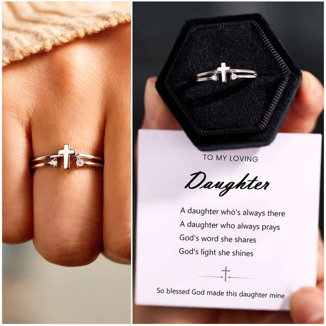 To My Daughter Double Band Knot Ring Sterling Silver Ring Wedding Jewelry  Gift for Daughter From Mom Christmas Gift Gift for Her - Etsy