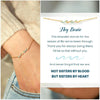 To My Bestie- Triple Wave Friendship Matching Bracelet