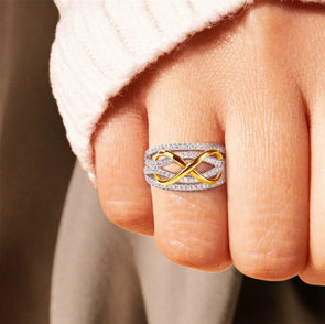 Forever Linked Together Infinity Ring