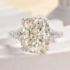 Luxurious Split Shank Cushion Cut Engagement Ring