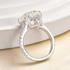 Luxurious Split Shank Cushion Cut Engagement Ring