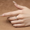 New Design Simple Marquise Cut Sterling Silver Ring