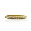 Sparkling Oval Cut Sterling Silver Bridal Set Ring In Golden Tone