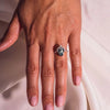 Vintage Rose Gold Pear Cut Paraiba Tourmaline Engagement Ring