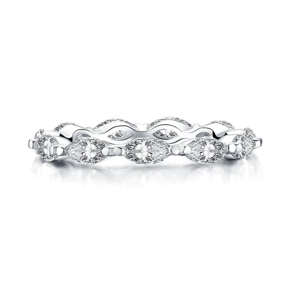 Classic Marquise Cut Eternity Wedding Band