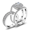 Double Halo Interchangeable Bridal Set