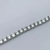 Exquisite Round Cut 925 Sterling Silver Tennis Bracelet