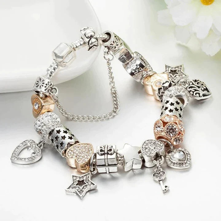 Fashion Gypsophila Charm Bracelet