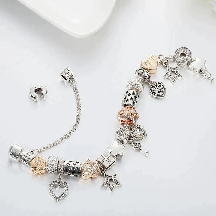 Fashion Gypsophila Charm Bracelet