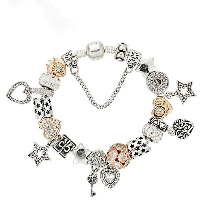 Fashion Gypsophila Charm Bracelet