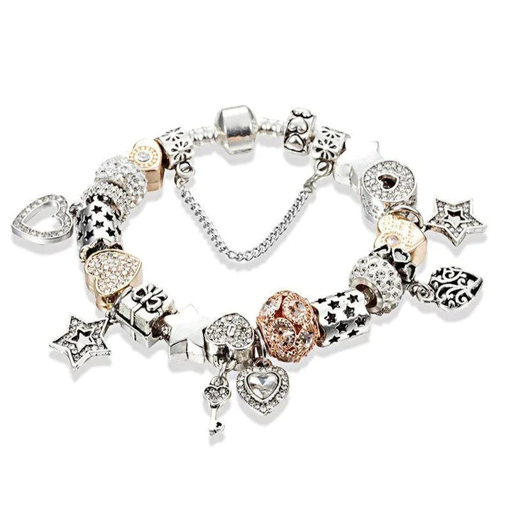 Fashion Gypsophila Charm Bracelet