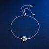 Halo 925 Sterling Silver Stone Bracelet