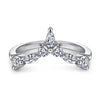 Pear Cut Halo Sterling Silver Bridal Set