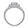 Classic Three Stone Solitaire Ring