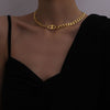 Classic Golden Tone Pig Nose Choker